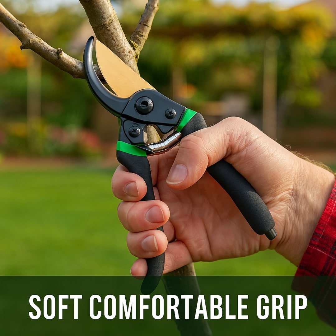 Professional 10-Inch Garden Pruning Shears