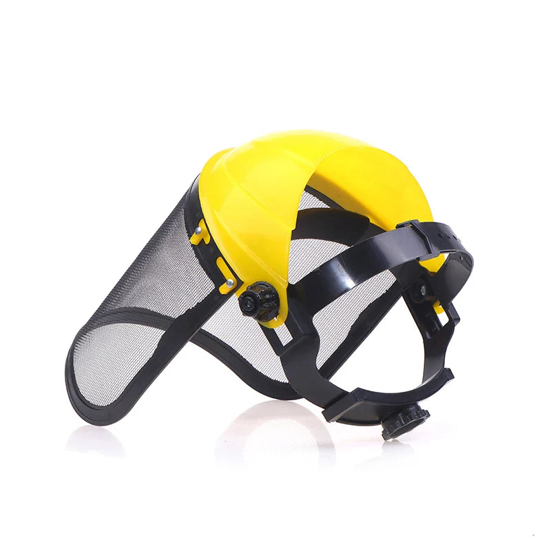 Protective Safety Full-Face Mesh Mask for Brush Cutters and Trimmers