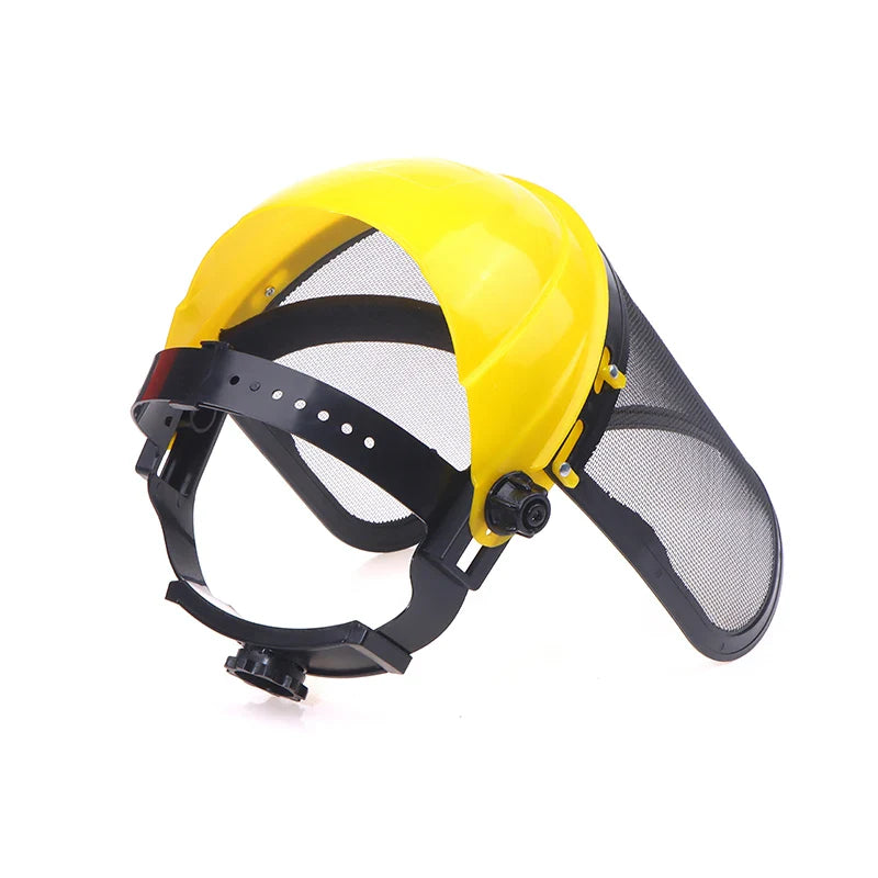 Protective Safety Full-Face Mesh Mask for Brush Cutters and Trimmers