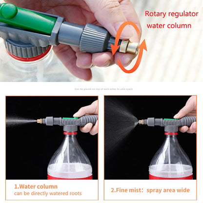 High Pressure Manual Bottle Sprayer Attachment