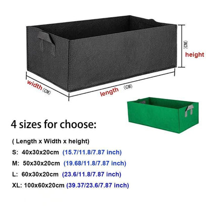 Fabric Planting Grow Box with Handles