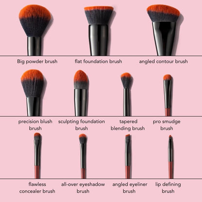 Aria Pro Makeup Brush Set