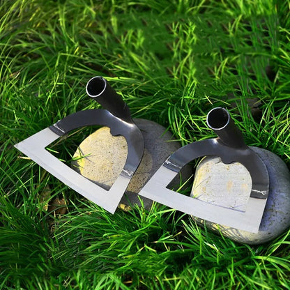All-Steel Hardened Hollow Hoe – Garden Weeding Tool