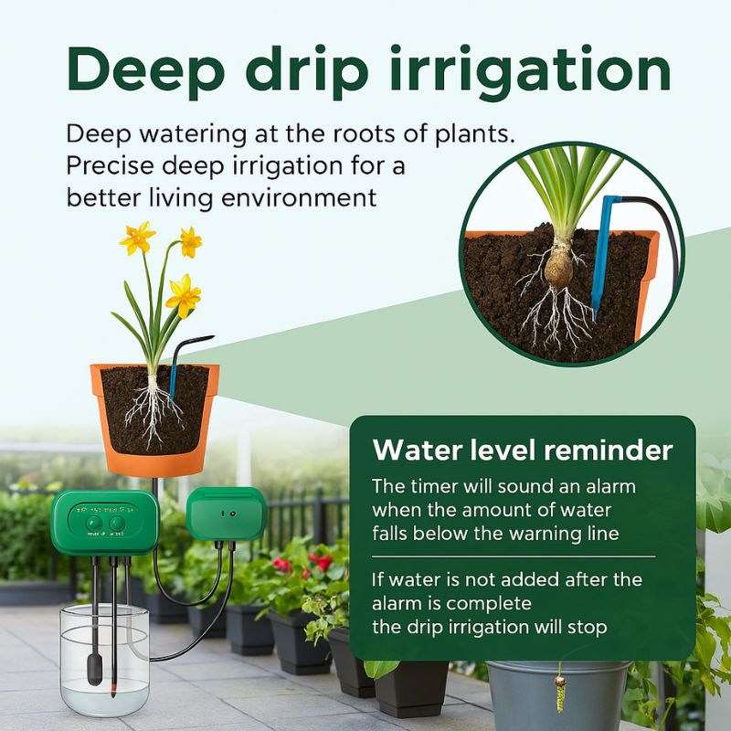 Solar Drip Irrigation Kit for Eco-friendly Automatic Watering